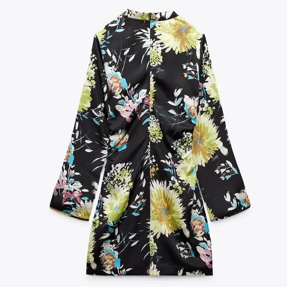 Colorful Floral Dress - Picture 2 of 6